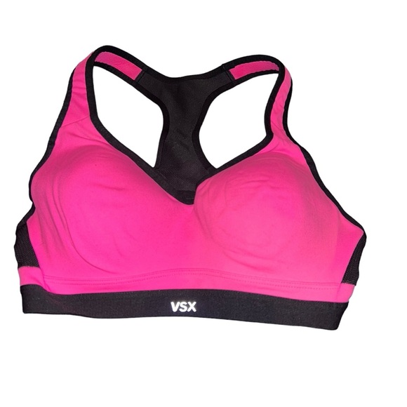 Victoria secret pink sports bra 34B Vsx sport neon pink - Picture 1 of 4
